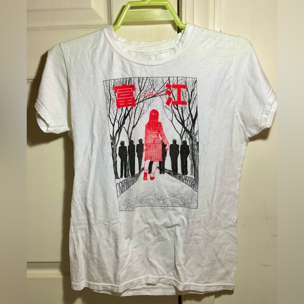 Junji Ito Black and Red Tomie T-Shirt